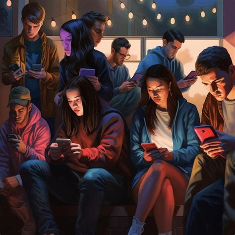 A Generation Addicted To Gadgets Premium Ai Generated Image