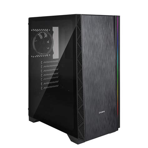 Buy Zalman Z Neo Mid Tower Atx Gaming Computer Case With Addressable