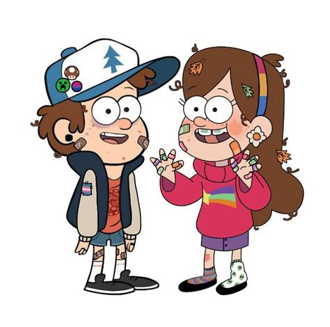 Mabel And Dipper Redesign Headcannons Gravity Falls Funny Gravity