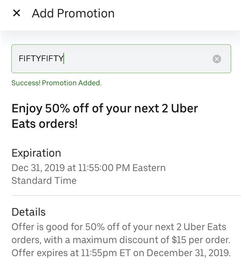 Expired Ny Ct Nj Ubereats Off Your Next Two Orders With