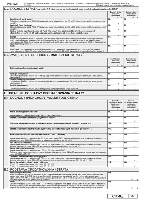 Nowe Wzory Formularzy CIT M In CIT 8 CIT 8A CIT BR CIT IP CIT KW