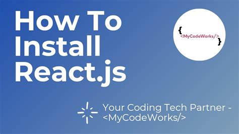 How To Install React Js In Windows Youtube