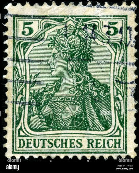 Postage Stamp From The German Realm In The Germania Series Issued In