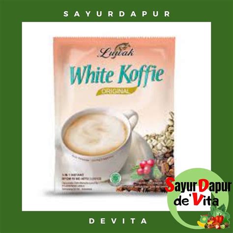 Jual Kopi Luwak White Koffie Original 20 G Shopee Indonesia