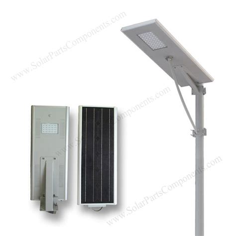 Led Solar Street Lighting All In One Integrated Solar Panel 15 W