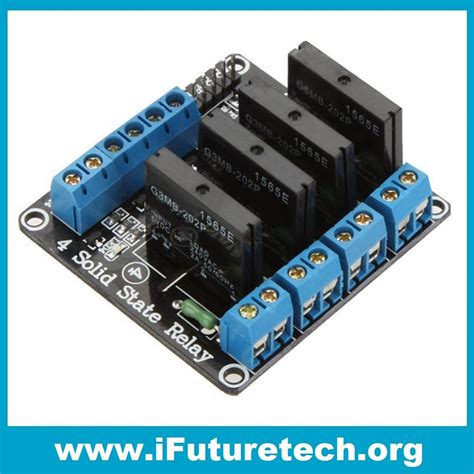 5V 4 CHANNEL SSR SOLID STATE RELAY MODULE IFuture Technology