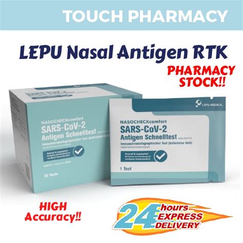 LEPU Medical Covid 19 RTK Test Kit Nasal Swab 1 Test Kit Box And 5