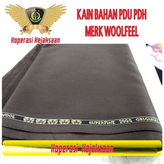 Jual KAIN BAHAN PDU PDH WOOLFEEL SEMI WOLL SERAGAM KEJAKSAAN MURAH