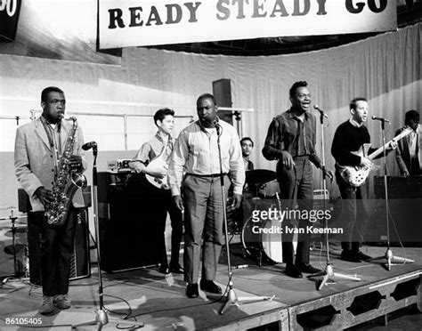 Jimmy James And The Vagabonds Perform On Stage On The Set Of The