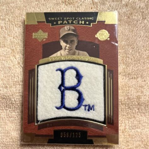 Upper Deck Sweet Spot Classic Pee Wee Reese Team Logo Patch