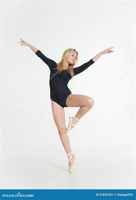 Ballerina Girl Blonde Stock Image Image Of Grace Hair 61842781