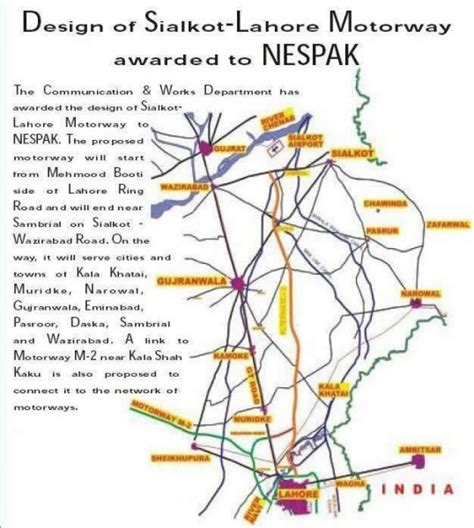 sialkot – lahore Sialkot motorway map – Paki Mag