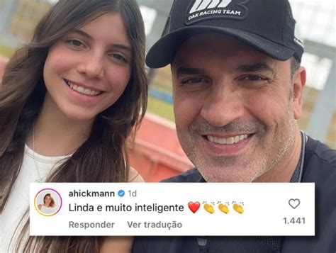 Boadrasta Edu Guedes Parabeniza Filha De 15 Anos E Ana Hickmann Elogia