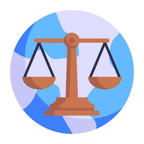 Balance Scale Symbol Of Justice Flat Icon 6377463 Vector Art At Vecteezy