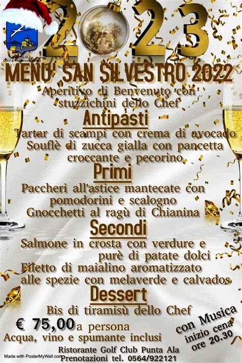 Golf Punta Ala CENONE DI SAN SILVESTRO SABATO 31 12 2022