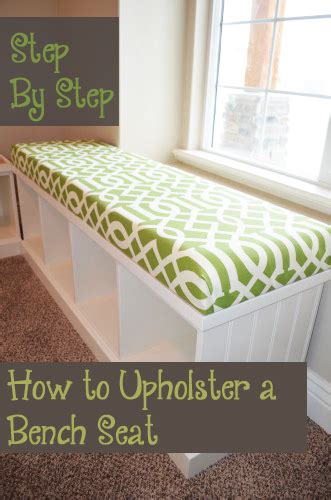 How To Reupholster Furniture And Benches Diy Storage Bench Diy Bench Seat How To Upholster