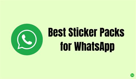 Best Sticker Packs For Whatsapp In Techdator