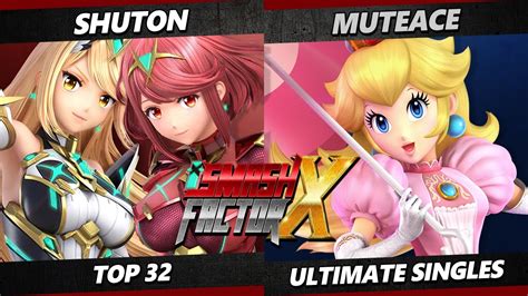 Smash Factor X Shuton Pyra Mythra Vs Muteace Peach Smash