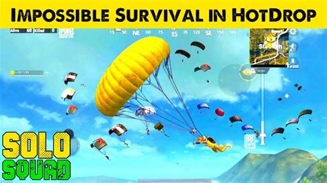 Solo Vs Squad Impossible Survival In Hotdrop Pubg Mobile Lite Full