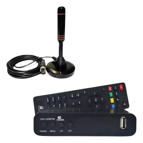 Kit Conversor Digital Hd Hdtv E Antena Interna Digital De Tv Frete Gr Tis