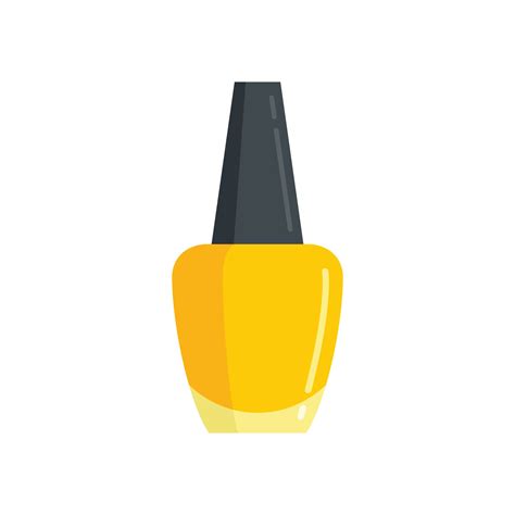 Gold Nail Polish Icon Flat Isolated Vector 15030074 Vector Art At Vecteezy