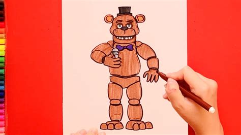 How To Draw Freddy Fazbear From Five Nights At Freddys Atelier Yuwaciaojp