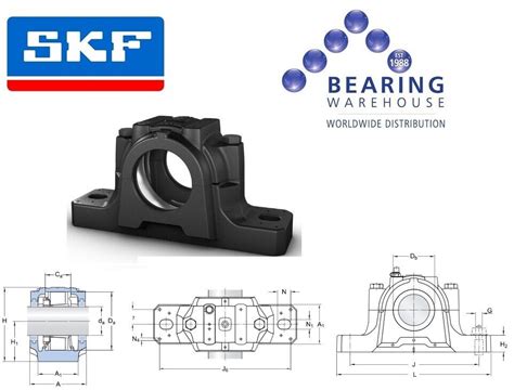 SNL 515 612 SKF Split Plummer Block Housing For 65mm Shaft EBay