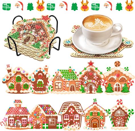 Amazon Ylolul Pcs Christmas Gingerbread House Diamond Painting