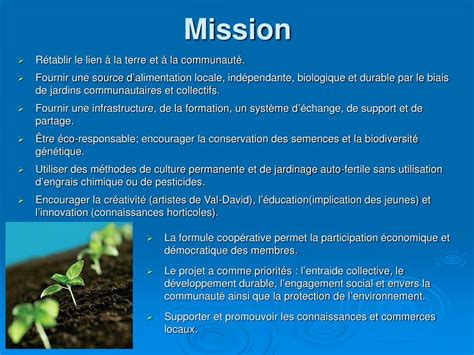 PPT La coopérative de solidarité les jardins du soleil levant