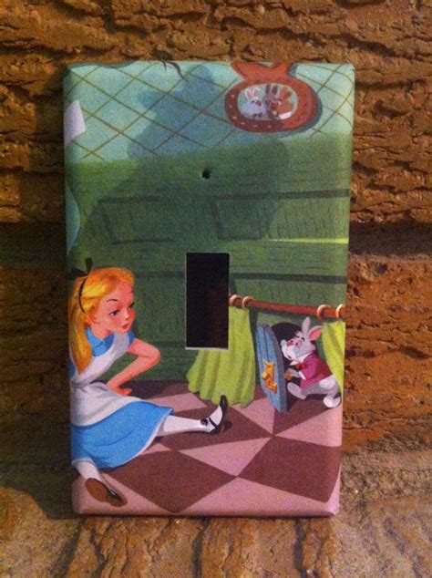 Alice In Wonderland Light Switch Cover Alice In Wonderland Etsy Alice In Wonderland Light