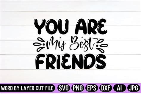 You Are My Best Friends SVG Design Graphic By SVG Artfibers Creative