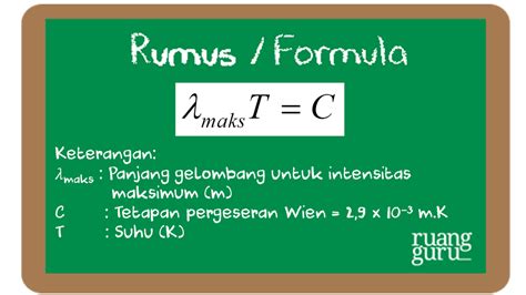 Pergeseran Wien Pada Radiasi Benda Hitam Fisika Kelas 12 Belajar