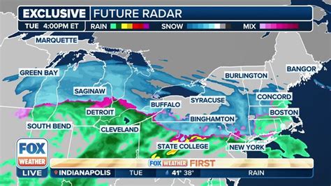 Wintry Mix Of Snow Ice And Rain Heads For Northeast On Tuesday Latest Weather Clips Fox Weather