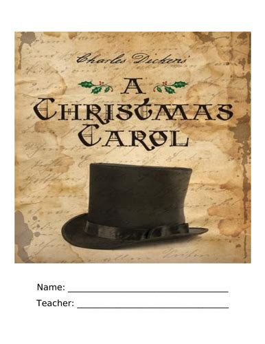 A Christmas Carol Homework Booklet Ks3 Teaching Resources