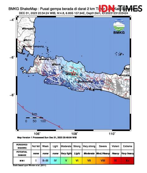 Gempa Di Sumedang Akibat Sesar Aktif Cileunyi Tanjungsari