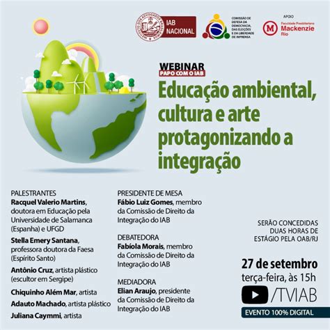 Instituto Dos Advogados Realiza Webinar Sobre Arte Cultura E Educa O