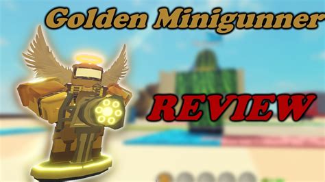 SOLO HARDCORE WITH NEW GOLDEN MINIGUNNER ROBLOX Tower 40 OFF