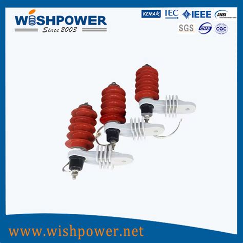 3kv 36kv Polymeric Metal Oxide Surge Arrester For Distribution