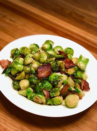 Maple Glazed Brussels Sprouts With Bacon New Hampshire Magazine November 2017 Brussels