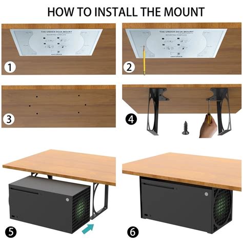 Buy Monzlteck Under Desk Holder For Xbox Series Xstealth Mount Bracket