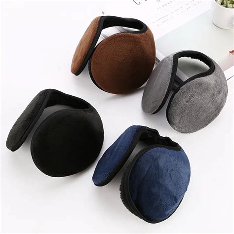 Winter Unisex Earmuff New Men Style Warmer Soft Fleece Plush Ear Muff