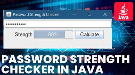 Password Strength Checker In Java Jprogressbar Jpasswordfield Example