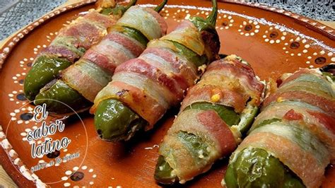 Arriba 67 imagen receta de jalapeños rellenos de queso crema Abzlocal mx