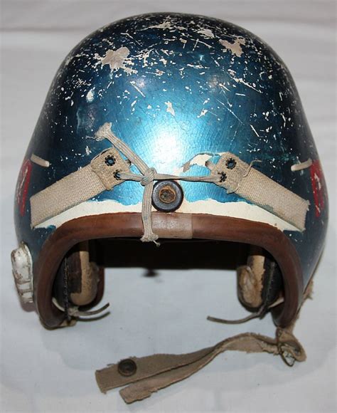 S178 Korean War Era 1953 Usaf P1b Flight Helmet With Unit Insignia B