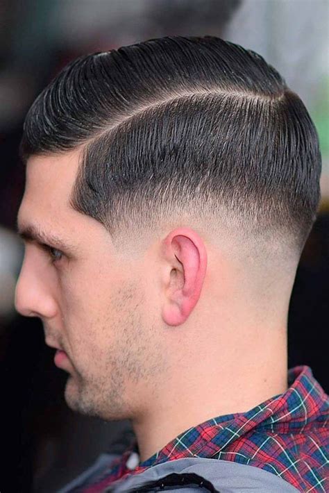 Low Fade Haircut Comb Over