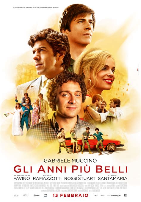 Gli Anni Pi Belli Il Poster Ufficiale Rb Casting