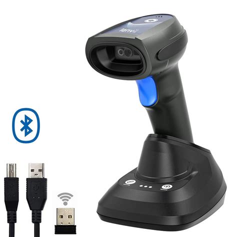 LENVII CW888 Bluetooth Wireless 2D Barcode Scanner Handheld QR Code