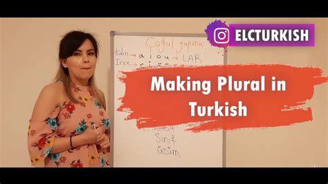 Turkish Grammar Forming Plurals In Turkish Lar Ler Youtube