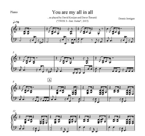 You are my all in all chords pdf - fascake