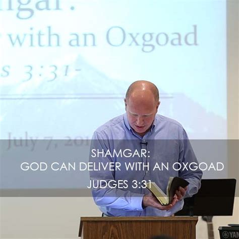 Shamgar: God Can Deliver With an Oxgoad - Chinese Southern Baptist ...